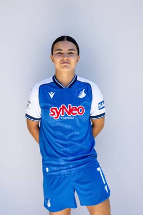 1.BL Frauen, Porträttermin 2026 2027 Naomi Luyet; TSG 1899 Hoffenheim St. Leon-Rot Förderzentrum St. Leon-Rot Baden-Württemberg Deutschland *** 1st Division Women, Photo Shoot 2026–2027 Naomi Luyet TSG 1899 Hoffenheim St. Leon Rot Training Center St. Leon Rot Baden-Württemberg Germany Copyright: xNordphotox xMemmlerx