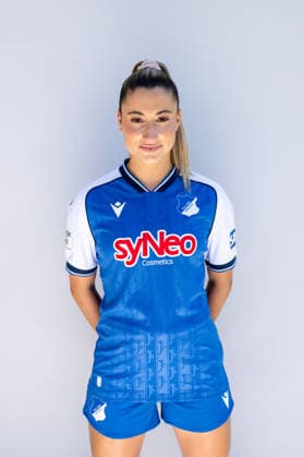 1.BL Frauen, Porträttermin 2026 2027 Janna Grimm; TSG 1899 Hoffenheim St. Leon-Rot Förderzentrum St. Leon-Rot Baden-Württemberg Deutschland *** 1st Division Women, Photo Shoot 2026–2027 Janna Grimm TSG 1899 Hoffenheim St. Leon Rot Training Center St. Leon Rot Baden-Württemberg Germany Copyright: xNordphotox xMemmlerx