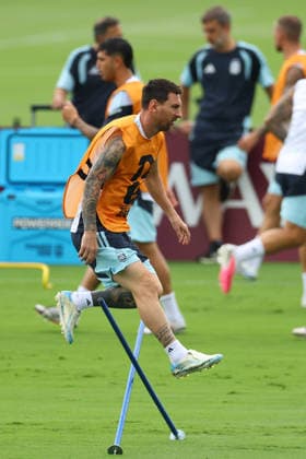 Argentina™s forward Lionel Messi takes part in an MD-1 training session one day ahead of the 2026 World Cup semi- final match between England and Argentina, at Atlanta United FC Training Center, on July 14, 2026 in Marietta, Georgia, United States.¨(Photo by Alejandro PAGNI PHOTOxPHOTO) MARIETTA UNITED STATES *** Argentina™s forward Lionel Messi takes part in a Day 1 training session one day before the 2026 World Cup semifinal match between England and Argentina, at the Atlanta United FC Training Center, on July 14, 2026, in Marietta, Georgia, United States ¨ Photo by Alejandro PAGNI PHOTOxPHOTO MARIETTA UNITED STATES Copyright: xALEJANDROxPAGNIx