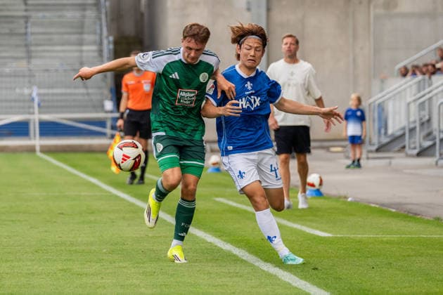 Football, friendly match, SV Darmstadt 98 v FC 08 Homburg