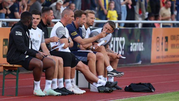 Eintracht BS vs TSV Havelse, Testspiel Wolfenbüttel, 14.07.2026, Fussball, Herren, Saiion 2026 27, Eintracht Braunschweig vs TSV Havelse, Testspiel, Cheftrainer Lars Kornetka (Eintracht Braunschweig) Niedersachsen Deutschland *** Eintracht BS vs. TSV Havelse, Friendly Match in Wolfenbüttel, July 14, 2026, Soccer, Men’s, 2026–27 Season, Eintracht Braunschweig vs. TSV Havelse, Friendly Match, Head Coach Lars Kornetka, Eintracht Braunschweig, Lower Saxony, Germany