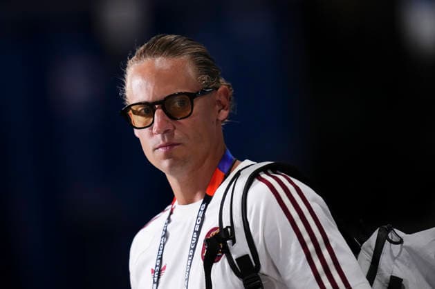 July 14, 2026, Arlington, Texas, United States: Marcos Llorente of Spain arrives at the stadium during the FIFA World Cup, WM, Weltmeisterschaft, Fussball 2026 Semi Final match between France and Spain at Dallas Stadium on July 14, 2026 in Arlington, Texas. France V Spain: Semi Final - FIFA World Cup 2026  - ZUMAa181 20260714_zaa_a181_013 Copyright: xJosexBretonx