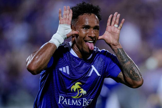 Football - UEFA Champion™s League - 1st qualifying round - PFC Levski vs Borac Banja Luka - 14.07.2026 SOFIA, BULGARIA - JULY 14: Reinaldo, 7 of PFC Levski during the UEFA Champion™s League 2026 27 Qualifying Round first leg match between PFC Levski vs FK Borac (Banja Luka) at Georgi Asparuhov Stadium on July 14th, 2026 in Sofia, Bulgaria. Copyright: xYulianxTodorovx