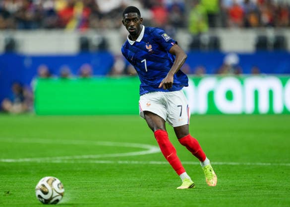 260714 Ousmane Dembele of France during the FIFA World Cup, WM, Weltmeisterschaft, Fussball 2026 semifinal football match between France and Spain on July 14, 2026 in Dallas. Photo: Joel Marklund BILDBYRAN kod JM JM0827 bbeng fotboll football soccer fotball vm fotbolls-vm fotball-vm fotbolls-vm 2026 fifa world cup 2026 semifinal france frankrike spain spanien *** July 14, 2026: Ousmane Dembele of France during the 2026 FIFA World Cup soccer semifinal match between France and Spain on July 14, 2026 in Dallas. Photo by Joel Marklund. BILDBYRAN code JM JM0827 bbeng soccer football soccer World Cup soccer World Cup 2026 FIFA World Cup 2026 semifinal France Spain  Copyright: JOELxMARKLUND BB260714JM059