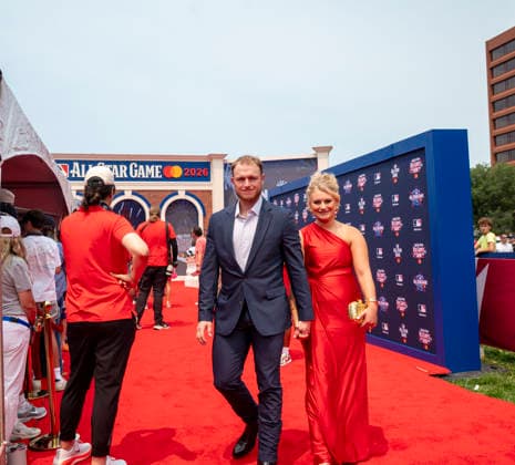 July 14, 2026, Philadelphia, Pennsylvania, United States: HUNTER GOODMAN on the All Star Red Carpet show presented by Mastercard at the Independence Mall in Philadelphia Pa Philadelphia United States - ZUMArf1_ 20260714_zaf_rf1_013 Copyright: xRickyxFitchettx