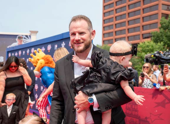 July 14, 2026, Philadelphia, Pennsylvania, United States: MAX MUNCY on the All Star Red Carpet show presented by Mastercard at the Independence Mall in Philadelphia Pa Philadelphia United States - ZUMArf1_ 20260714_zaf_rf1_023 Copyright: xRickyxFitchettx