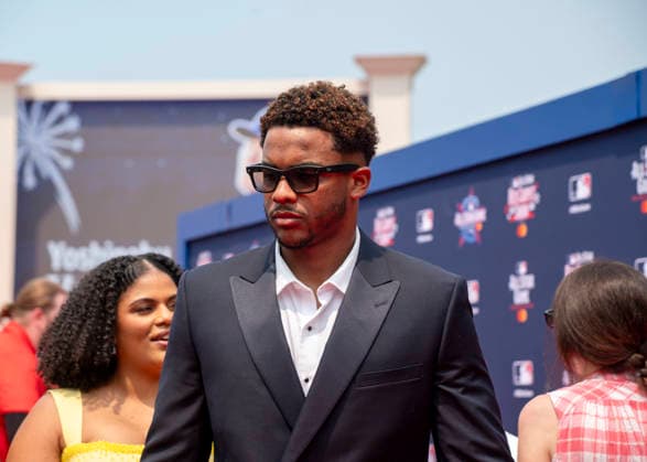 July 14, 2026, Philadelphia, Pennsylvania, United States: JUAN SOTO on the All Star Red Carpet show presented by Mastercard at the Independence Mall in Philadelphia Pa Philadelphia United States - ZUMArf1_ 20260714_zaf_rf1_028 Copyright: xRickyxFitchettx