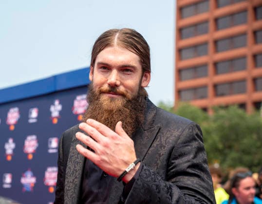 July 14, 2026, Philadelphia, Pennsylvania, United States: BRANDON MARSH on the All Star Red Carpet show presented by Mastercard at the Independence Mall in Philadelphia Pa Philadelphia United States - ZUMArf1_ 20260714_zaf_rf1_032 Copyright: xRickyxFitchettx