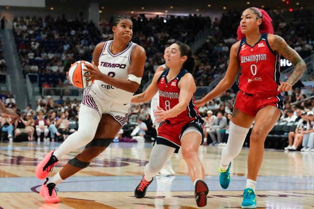 Basketball, Women's, WNBA, Toronto Tempo v Washington Mystics