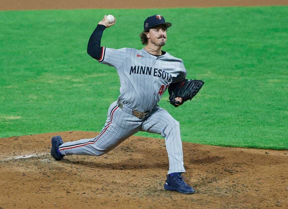 American League pitcher Joe Ryan throws in the fourth inning against the National League in the 2026 MLB, Baseball Herren, USA All-Star Game at Citizens Bank Park in Philadelphia, Pennsylvania, on Tuesday, July 14, 2026.  PHI20260714943 LAURENCExKESTERSON