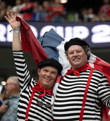 July 14, 2026, Arlington, Texas, USA: French support is plentiful at the AT&T Stadium World Cup 2026: France Vs Spain 0-2  - ZUMAm147 20260714_zap_m147_040 Copyright: xHossxMcBainx
