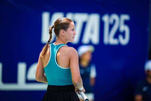 ENKA Open WTA, Tennis Damen 125 Anastasia Zakharova of Russia competes against Mariia Tkacheva of Russia during the round of 32 match at the WTA 125 ENKA Open at ENKA Sports Club in Istanbul, Turkey, on July 14, 2026. Istanbul Turkey  Copyright: xYagizxGurtugx originalFilename:gurtug-wta125en260714_npXie.jpg