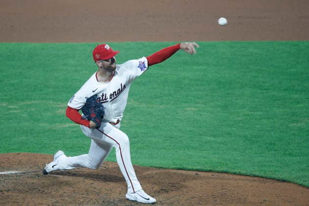 2026 Major League Baseball All Star game Washington Nationals pitcher Foster Griffin throws during the 2026 Major League Baseball All-Star Game at Citizens Bank Park in Philadelphia, Pennsylvania, USA, 14 July 2026. PHILADELPHIA PENNSYLVANIA USA  Copyright: xSTEVENxM.xFALKx