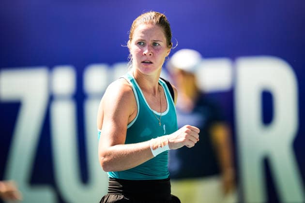 ENKA Open WTA, Tennis Damen 125 Anastasia Zakharova of Russia competes against Mariia Tkacheva of Russia during the round of 32 match at the WTA 125 ENKA Open at ENKA Sports Club in Istanbul, Turkey, on July 14, 2026. Istanbul Turkey  Copyright: xYagizxGurtugx originalFilename:gurtug-wta125en260714_npxPn.jpg