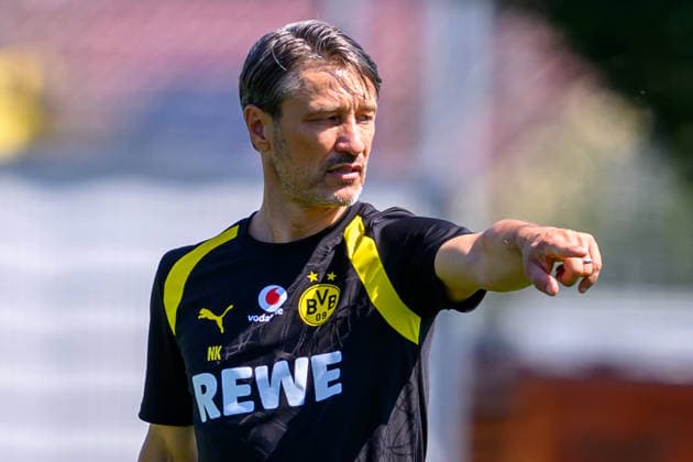14.07.2026: Bundesliga, Borussia Dortmund öffentliches Training, Saisonstart 2026 2027 in Dortmund Trainer Niko Kovac (Borussia Dortmund) gibt Anweisungen. *** July 14, 2026: Bundesliga, Borussia Dortmund open practice, start of the 2026–2027 season in Dortmund; Coach Niko Kovac gives instructions Copyright: xDavidxInderliedx