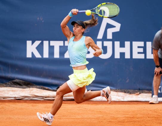 TENNIS - WTA, Tennis Damen Generali Open Ladies Kitzbuehel KITZBUEHEL,AUSTRIA,15.JUL.26 - TENNIS - WTA Tour, Generali Open Ladies Kitzbuehel. Image shows Julia Grabher (AUT).  GEPAxpictures xJulioxArellano