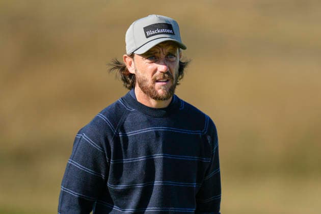 SOUTHPORT, ENGLAND - JULY 15: Tommy Fleetwood (ENG) walks off the fourth green during practice at the 154th Open Championship at the Royal Birkdale Golf Club, Southport on July 15, 2026 in Merseyside, England The 154th British Open Championship