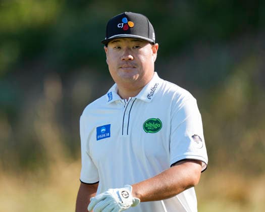 SOUTHPORT, ENGLAND - JULY 15: Sungjae Im (KOR) walks from the fifth tee during practice at the 154th Open Championship at the Royal Birkdale Golf Club, Southport on July 15, 2026 in Merseyside, England The 154th British Open Championship