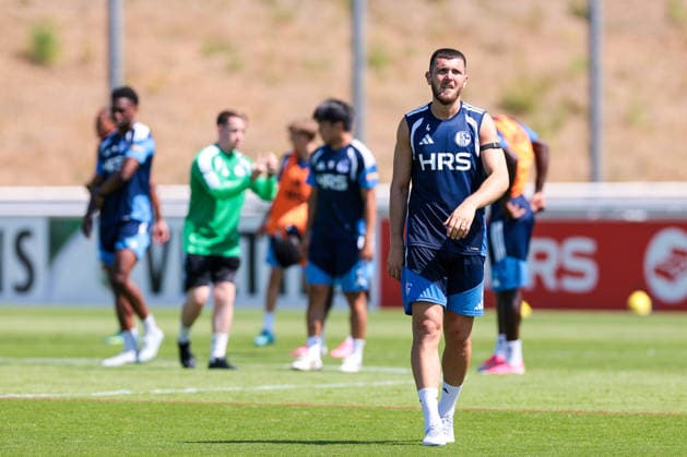 Football, Bundesliga 1, FC Schalke 04, Training