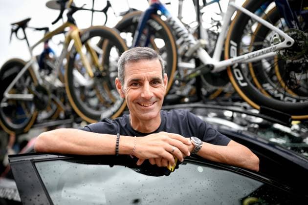 Directeur Sportive of RedBull Bora-Hansgrohe Patxi Vila poses for the photographer pictured at the start of stage 11 of the 2026 Tour de France cycling race, a stage of 161km from Vichy to Nevers, on Wednesday 15 July 2026. The 113th edition of the Tour de France starts on Saturday 4 July in Barcelona, Spain, and will finish in Paris, France on the 26th of July. JASPERxJACOBS  x181179250x