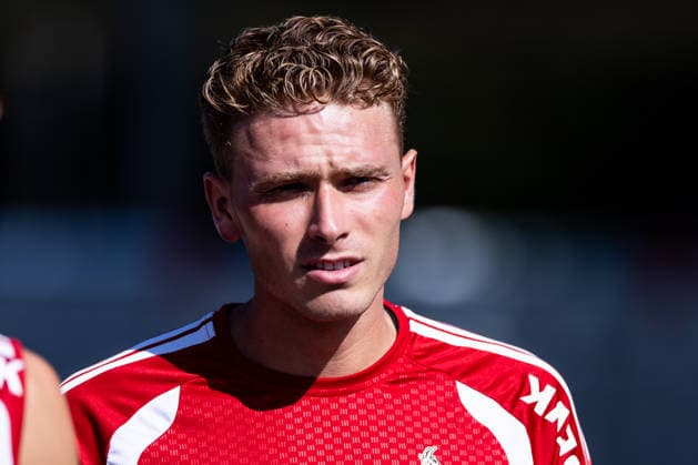 COLOGNE, GERMANY - JULY 15: Sebastian Sebulonsen (1. FC Koeln, 28) during a training session of season 2026 27 at Geissbockheim on July 15, 2026 in Cologne, Germany. North Rhine Westphalia Germany Copyright: xSteffiexWunderlx