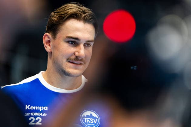 15.07.2026, GER, Handball, Maenner, Saison 26 27, Opel 1.Handballbundesligal, ThSV Eisenach Trainingsauftakt Felix Aellen (ThSV Eisenach,22) 99817 Eisenach Werner-Assmann-Halle Am Sportp Thueringen Deutschland *** July 15, 2026, GER, Handball, Men, 2026–2027 Season, Opel 1 Handball Bundesliga, ThSV Eisenach Season Kickoff: Felix Aellen, ThSV Eisenach, 22 99817 Eisenach, Werner Assmann Hall, Am Sportpark, Thuringia, Germany