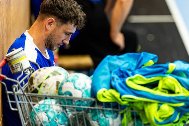 15.07.2026, GER, Handball, Maenner, Saison 26 27, Opel 1.Handballbundesligal, ThSV Eisenach Trainingsauftakt Justin Kurch (ThSV Eisenach,52) 99817 Eisenach Werner-Assmann-Halle Am Sportp Thueringen Deutschland *** July 15, 2026, GER, Handball, Men, 2026–2027 Season, Opel 1 Handball Bundesliga, ThSV Eisenach Season Opener: Justin Kurch, ThSV Eisenach, 52 99817 Eisenach, Werner Assmann Hall, Am Sportpark, Thuringia, Germany