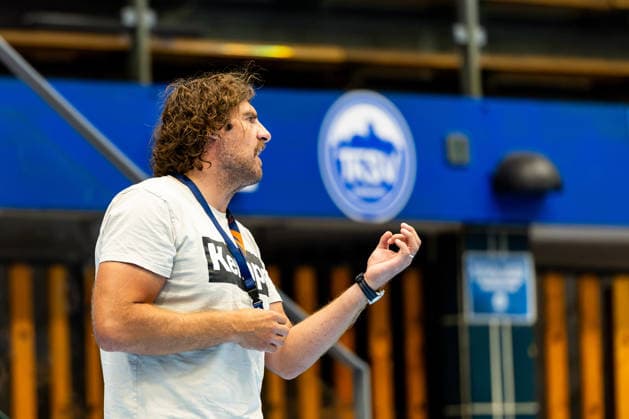 15.07.2026, GER, Handball, Maenner, Saison 26 27, Opel 1.Handballbundesligal, ThSV Eisenach Trainingsauftakt Sebastian Hinze (ThSV Eisenach,Trainer) 99817 Eisenach Werner-Assmann-Halle Am Sportp Thueringen Deutschland *** July 15, 2026, GER, Handball, Men, 2026–2027 Season, Opel 1 Handball Bundesliga, ThSV Eisenach Training Kickoff: Sebastian Hinze, ThSV Eisenach Coach, 99817 Eisenach, Werner Assmann, Am Sportp Hall, Thuringia, Germany