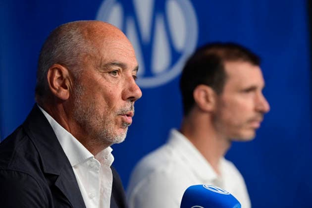 Football, France, Olympique de Marseille, press conference