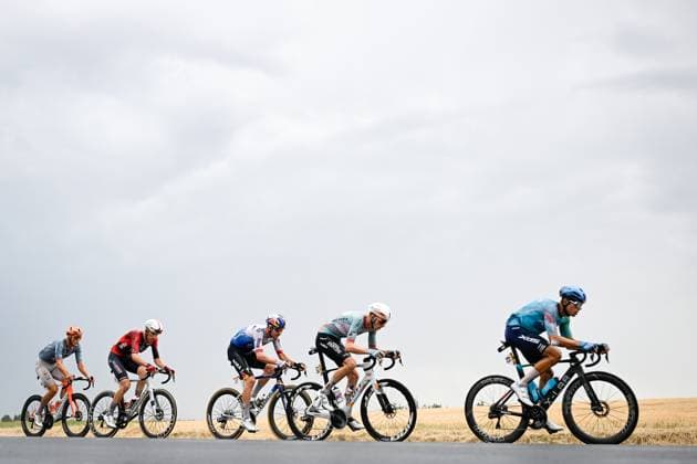 The pack of riders pictured in action during the stage 11 of the 2026 Tour de France cycling race, a stage of 161km from Vichy to Nevers, on Wednesday 15 July 2026. The 113th edition of the Tour de France starts on Saturday 4 July in Barcelona, Spain, and will finish in Paris, France on the 26th of July. JASPERxJACOBS  x181181967x