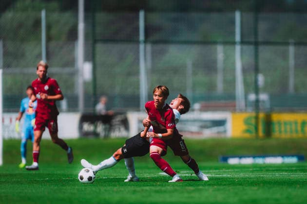 Friendly Match FC Red Bull Salzburg vs. Gamba Osaka ANIF, AUSTRIA JULY 15, 2026: Sota Kitano of FC Red Bull Salzburg during the pre-season friendly match FC Red Bull Salzburg vs. Gamba Osaka in Anif, Austria. ( Copyright: xFCxRedxBullxSalzburgxGmbHx RBSAS3_4908