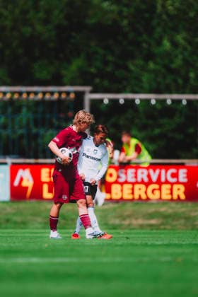 Friendly Match FC Red Bull Salzburg vs. Gamba Osaka ANIF, AUSTRIA JULY 15, 2026: Frans Kraetzig of FC Red Bull Salzburg during the pre-season friendly match FC Red Bull Salzburg vs. Gamba Osaka in Anif, Austria. ( Copyright: xFCxRedxBullxSalzburgxGmbHx RBSAS3_5110