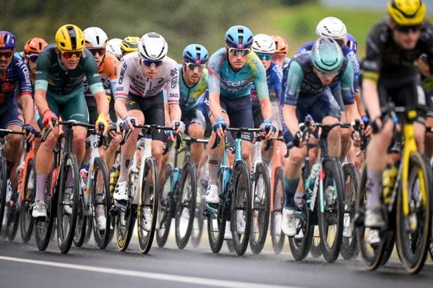 The pack of riders pictured in action during the stage 11 of the 2026 Tour de France cycling race, a stage of 161km from Vichy to Nevers, on Wednesday 15 July 2026. The 113th edition of the Tour de France starts on Saturday 4 July in Barcelona, Spain, and will finish in Paris, France on the 26th of July. DAVIDxPINTENS  x181186131x