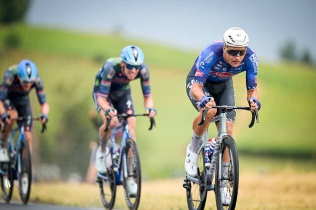 Belgian Jonas Rickaert of Alpecin-Premier Tech pictured in action during the stage 11 of the 2026 Tour de France cycling race, a stage of 161km from Vichy to Nevers, on Wednesday 15 July 2026. The 113th edition of the Tour de France starts on Saturday 4 July in Barcelona, Spain, and will finish in Paris, France on the 26th of July. DAVIDxPINTENS  x181186272x