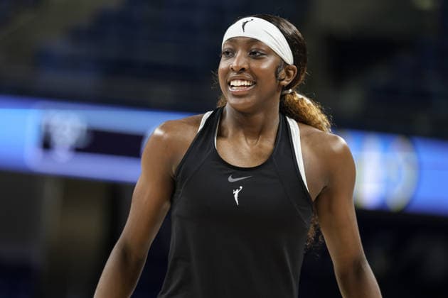 CHICAGO, USA - July 15: Flau’jae Johnson (4 Seattle Storm) is seen before the game between the Chicago Sky and Seattle Storm at Wintrust Arena on Wednesday, July 15 in Chicago, USA  Copyright: xShainaxBenhiyoun SPPx Sportspressphoto_SPR191072