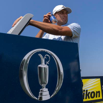 SOUTHPORT, ENGLAND, 20260715 Ludvig Aberg under onsdagens träningsrond som genomfördes i tryckande värme pa Royal Birkdale Golf Club inför the British Open i Birkdale Southport. SOUTHPORT ENGLAND x1019x *** SOUTHPORT, ENGLAND, July 15, 2026 Ludvig Aberg during Wednesday’s practice round, which took place in sweltering heat at Royal Birkdale Golf Club ahead of the British Open in Birkdale, Southport, SOUTHPORT, ENGLAND x1019x  Copyright: xChristerxHöglund TTx BEFORE THE BRITISH OPEN