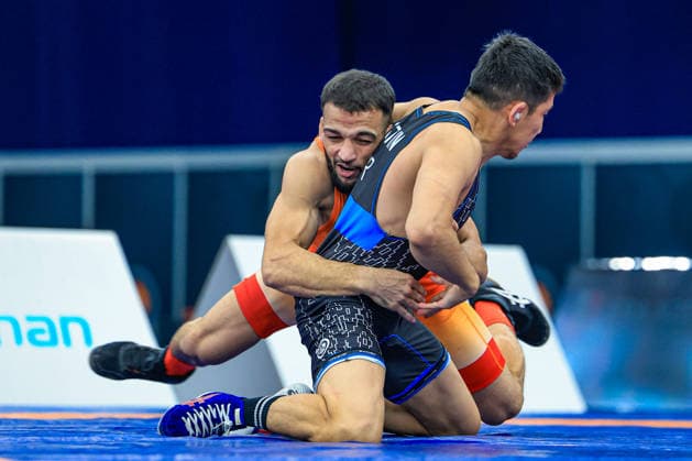 Wrestling Ranking Series Polyak & Janos & Istvan Memorial 57kg FS - Rahul Rahul (IND) df. Aryan Tsiutryn (BLR) *** Wrestling Ranking Series: Janos Istvan Polyak Memorial, 57 kg Freestyle: Rahul Rahul (IND) defeated Aryan Tsiutryn (BLR) Copyright: xUnitedxWorldxWrestlingx xAmirrezx United World Wrestling Kadir C