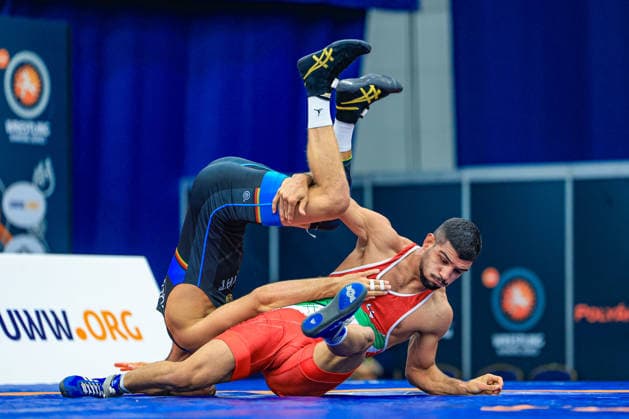 Wrestling Ranking Series Polyak & Janos & Istvan Memorial 65kg FS - Abbas Mohammadreza Ebrahimzadehsavadkouhi (IRI) df. Nico Megerle (GER) *** Wrestling Ranking Series: Janos Istvan Polyak Memorial, 65 kg Freestyle: Abbas Mohammadreza Ebrahimzadehsavadkouhi (IRI) def. Nico Megerle (GER) Copyright: xUnitedxWorldxWrestlingx xAmirrezx United World Wrestling Kadir C