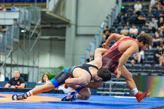 Wrestling Ranking Series Polyak & Janos & Istvan Memorial 70kg FS - Akaki Kemertelidze (GEO) df. Ahmet Duman (TUR) *** Wrestling Ranking Series: Janos Istvan Polyak Memorial, 70 kg Freestyle: Akaki Kemertelidze (GEO) def. Ahmet Duman (TUR) Copyright: xUnitedxWorldxWrestlingx xAmirrezx United World Wrestling Kadir C