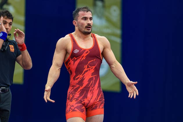 Wrestling Ranking Series Polyak & Janos & Istvan Memorial 74kg FS - Farhad Jafar Nourikhorjestan (UWW) *** Wrestling Ranking Series: Janos Istvan Polyak Memorial, 74 kg Freestyle, Farhad Jafar Nourikhorjestan, UWW Copyright: xUnitedxWorldxWrestlingx xAmirrezx United World Wrestling Kadir C