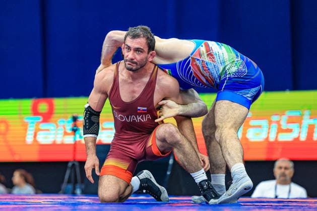 Wrestling Ranking Series Polyak & Janos & Istvan Memorial 74kg FS - Murad Kuramagomedov (HUN) df. Taimuraz Salkazanov (SVK) *** Wrestling Ranking Series: Janos Istvan Polyak Memorial, 74 kg Freestyle: Murad Kuramagomedov (HUN) def. Taimuraz Salkazanov (SVK) Copyright: xUnitedxWorldxWrestlingx xAmirrezx United World Wrestling Kadir C