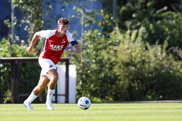 DIRKSHORN , 15-07-2026 , Sportpark Dirkshorn , season 2026 2027 , match between AZ and RSC Anderlecht , picture shows , AZ player Lewis Schouten AZ - Anderlecht (friendly)  x205042548x Copyright: