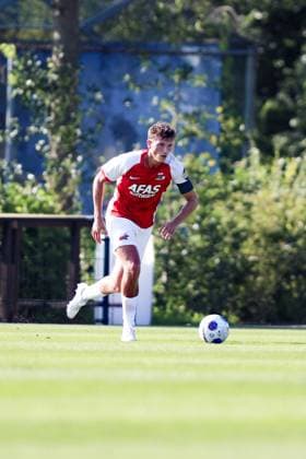DIRKSHORN , 15-07-2026 , Sportpark Dirkshorn , season 2026 2027 , match between AZ and RSC Anderlecht , picture shows , AZ player Lewis Schouten AZ - Anderlecht (friendly)  x205042549x Copyright: