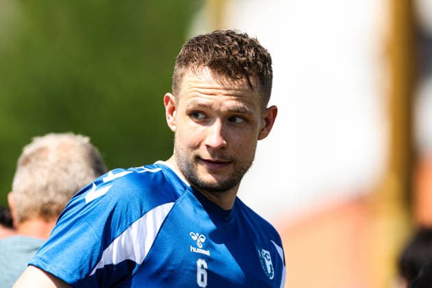 Paul Jaeckel (1. FC Magdeburg,6) - 2. Fußball Bundesliga Saison 2026-2027 Training 1. FC Magdeburg an der Avnet Arena in Magdeburg - Fußball,Mann,Männer,Deutschland,15.07.2026 *** Paul Jaeckel, 1. FC Magdeburg, 6, 2, Bundesliga, 2026–2027 season, 1. FC Magdeburg training at the Avnet Arena in Magdeburg, soccer, man, men, Germany, July 15, 2026