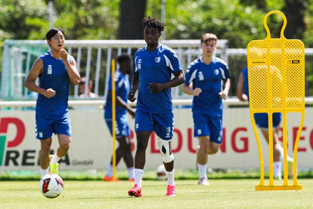 Lubambo Musonda (1. FC Magdeburg,19) - 2. Fußball Bundesliga Saison 2026-2027 Training 1. FC Magdeburg an der Avnet Arena in Magdeburg - Fußball,Mann,Männer,Deutschland,15.07.2026 *** Lubambo Musonda, 1. FC Magdeburg, 19, 2. Bundesliga, 2026–2027 season, 1. FC Magdeburg training session at the Avnet Arena in Magdeburg, soccer, man, men, Germany, July 15, 2026