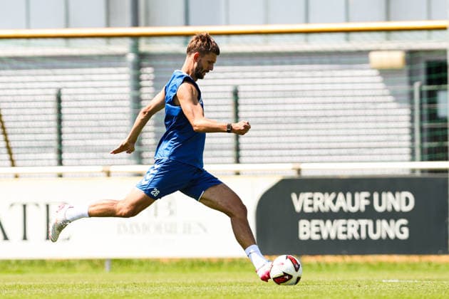 Torben Müssel (1. FC Magdeburg,26) - 2. Fußball Bundesliga Saison 2026-2027 Training 1. FC Magdeburg an der Avnet Arena in Magdeburg - Fußball,Mann,Männer,Deutschland,15.07.2026 *** Torben Müssel, 1. FC Magdeburg, 26, 2026–2027 Bundesliga season, 1. FC Magdeburg training session at the Avnet Arena in Magdeburg, soccer, man, men, Germany, July 15, 2026