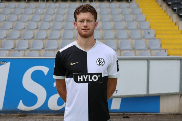 Florian Le Joncour; SV 07 Elversberg; 1.BL, Porträttermin 2026 2027, Elversberg Ursapharm-Arena an der Kaiserlinde Saarland Deutschland (DEU) *** Florian Le Joncour, SV 07 Elversberg 1, Bundesliga, Photo Shoot 2026–2027, Elversberg Ursapharm Arena at the Kaiserlinde, Saarland, Germany, DEU Copyright: xSebastianxBachx