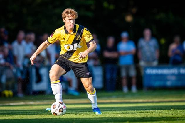 BURGH-HAAMSTEDE , 15-07-2026 , Sportpark van Zuijen , season 2026 2027, Dutch preseason friendly football , Match between NAC Breda and HSV Hoek , picture shows NAC Breda player Max Balard NAC - HSV Hoek (friendly)  x205042727x Copyright: