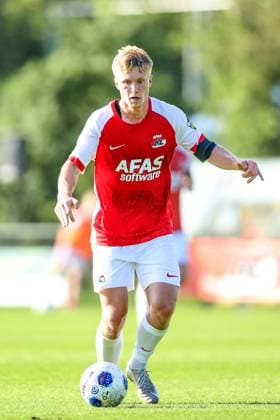 DIRKSHORN , 15-07-2026 , Sportpark Dirkshorn , season 2026 2027 , match between AZ and RSC Anderlecht , picture shows , AZ player Isak Jensen AZ - Anderlecht (friendly)  x205042814x Copyright: