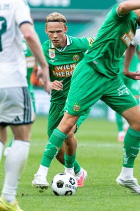SOCCER - Rapid vs Panathinaikos, test match VIENNA,AUSTRIA,15.JUL.26 - SOCCER - ADMIRAL Bundesliga, Super League, SK Rapid Wien vs Panathinaikos Athen, test match. Image shows Tobias Gulliksen (Rapid).  GEPAxpictures xPhilippxBrem